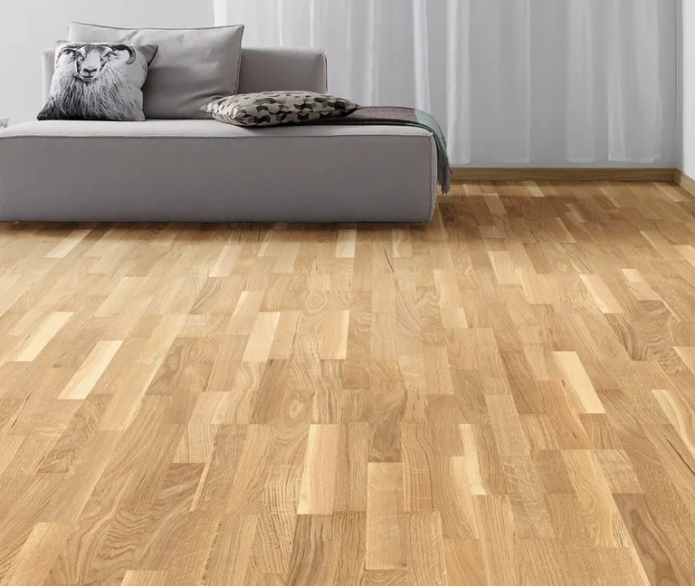 HORI Quick Parkett 400 Eiche Family glatt Schiffsboden natur-geölt 1