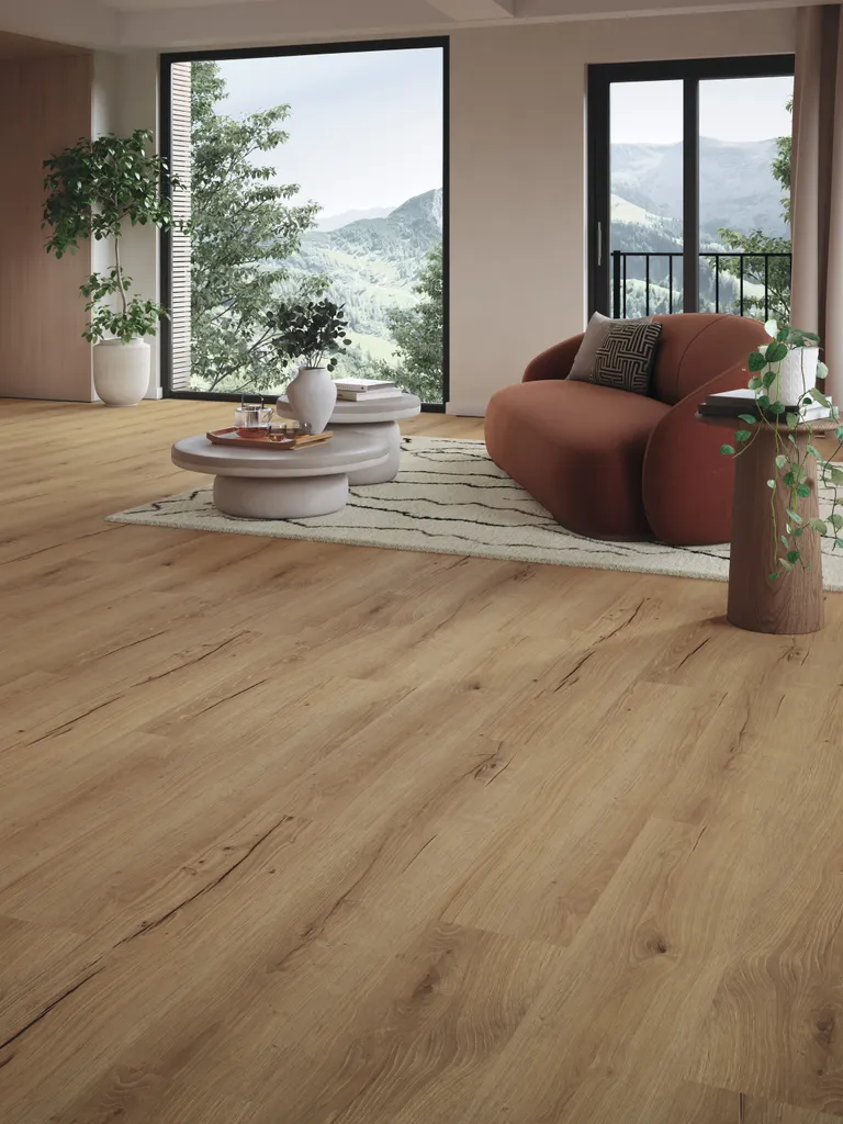 PARADOR Klick-Vinylboden HDF Basic 30 Eiche Cambridge natur Gebürstete Struktur Landhausdiele 1