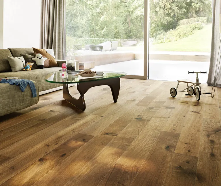 tilo Parkett MARCANTO TREND Eiche Caramel Alpin gebürstet Landhausdiele 1