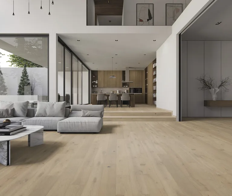 tilo Parkett MARCANTO TREND Eiche Crema!Pur Alpin gebürstet Landhausdiele 1