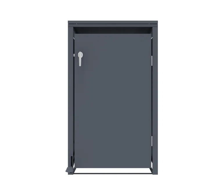 HORI Mülltonnenbox Cleanman 4 Anthrazit mit Fuß Pedal 1