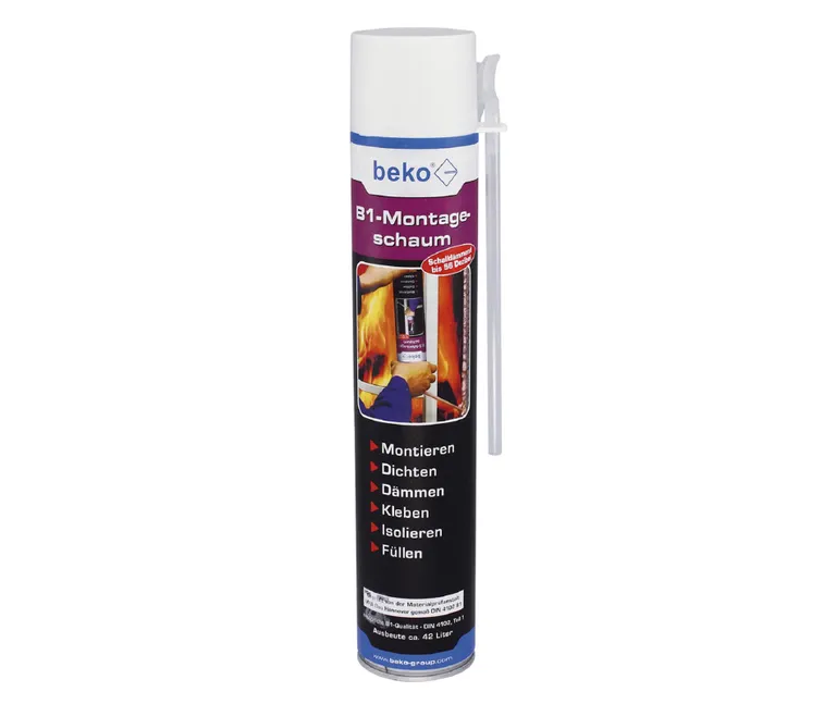beko Montageschaum B1 - schwer entflammbar nach DIN 4102-B1 0