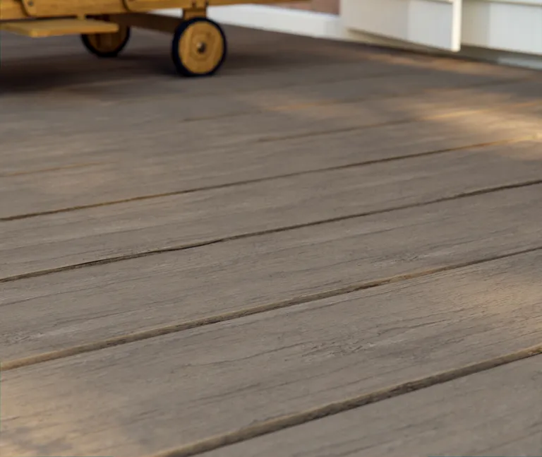 HORI Terrassendielen WPC Treibholz Massiv XXL beige tiefe Holzstruktur + geriffelt19x200mm 3