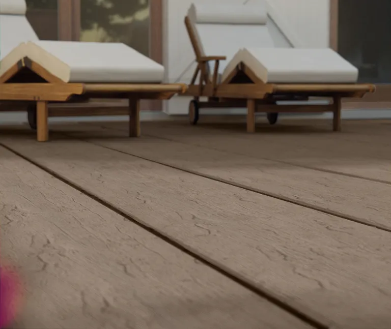 HORI Terrassendielen WPC Treibholz Massiv XXL beige tiefe Holzstruktur + geriffelt19x200mm 4