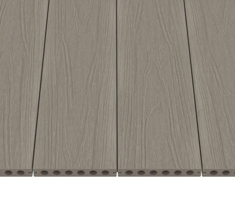 NewTechWood Terrassendielen WPC Hohlkammer Gigante Antique Holzstruktur gebürstet / glatt gebürstet 22.5 x 210 mm 1