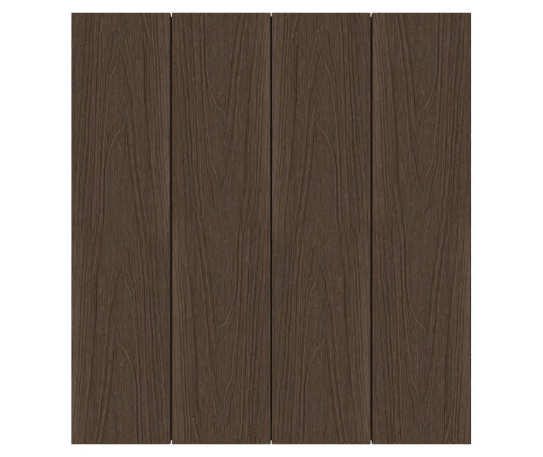 NewTechWood Verkleidungsbretter WPC Massiv Ipe Holzstruktur gebürstet / glatt gebürstet 22.5 x 138 mm 4