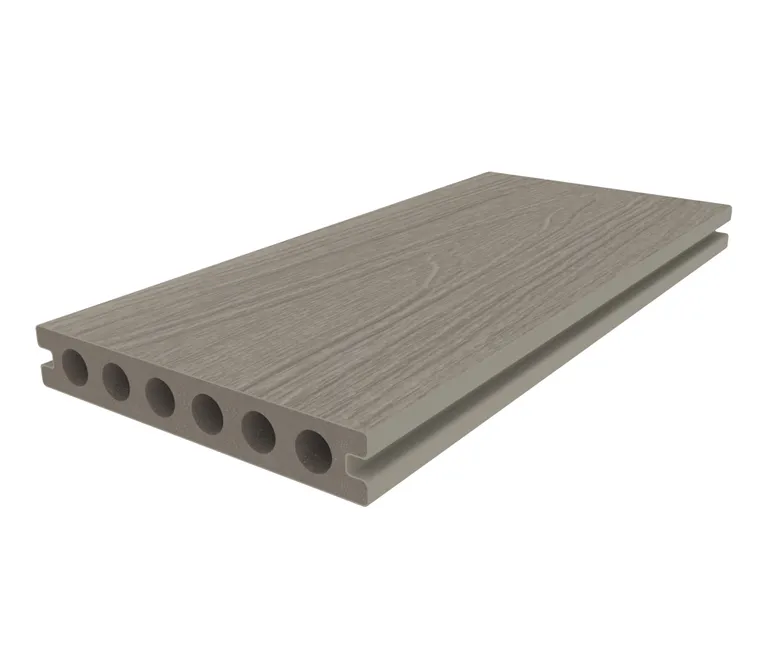 HORI Terrassendiele WPC Hohlkammer Wood Feeling Co-Extrudiert 22,5x138mm beige-grau 1