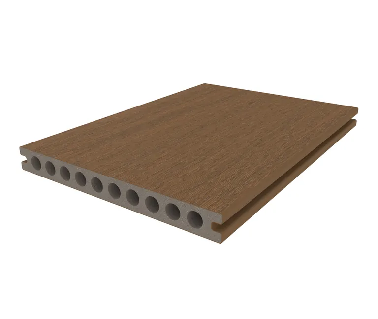 HORI Terrassendiele WPC Hohlkammer Wood Feeling Co-Extrudiert 22,5x210mm naturbraun 2