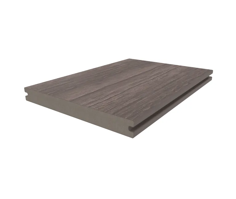 HORI Terrassendiele WPC Massiv Wood Feeling Co-Extrudiert XL 22,5x210mm grau 1