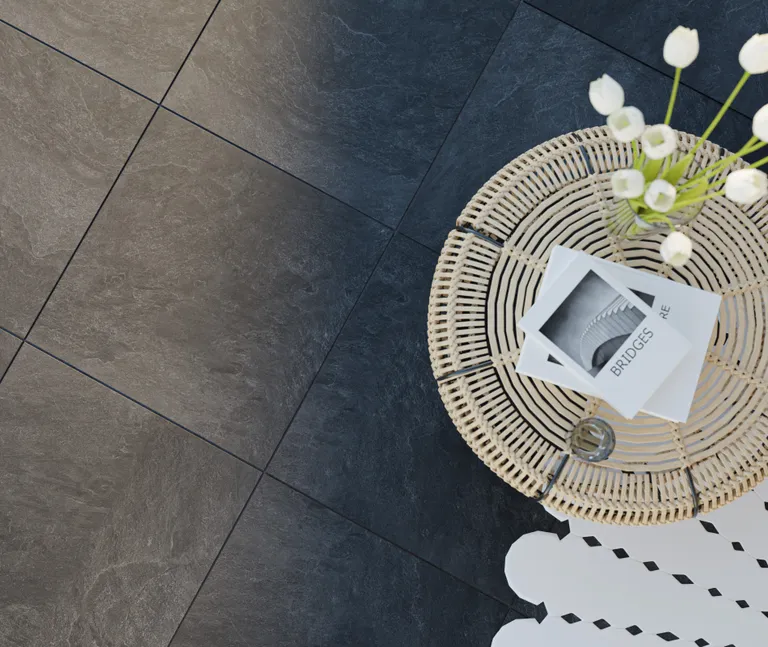 HORI Terrassenplatten Andes anthrazit Feinsteinzeug Steinoptik 4
