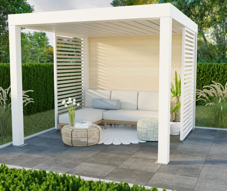 HORI Terrassenplatten Komplettset Gris Feinsteinzeug Steinoptik 600 x 600 x 20 mm 5