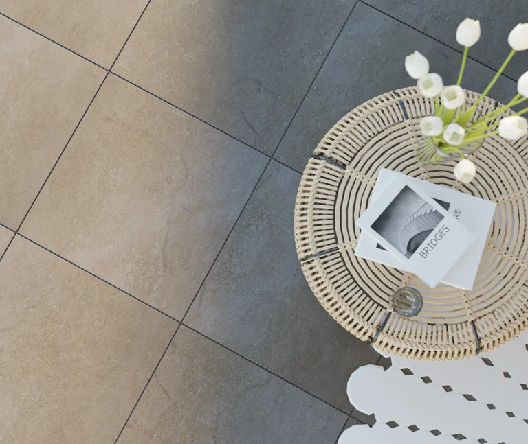 HORI Terrassenplatten Ivoire Feinsteinzeug Steinoptik 4