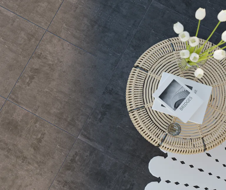 HORI Terrassenplatte Beton Anthrazit 3