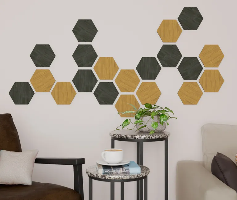 HORI WALL Akustik Wandpaneele Hexagon 2