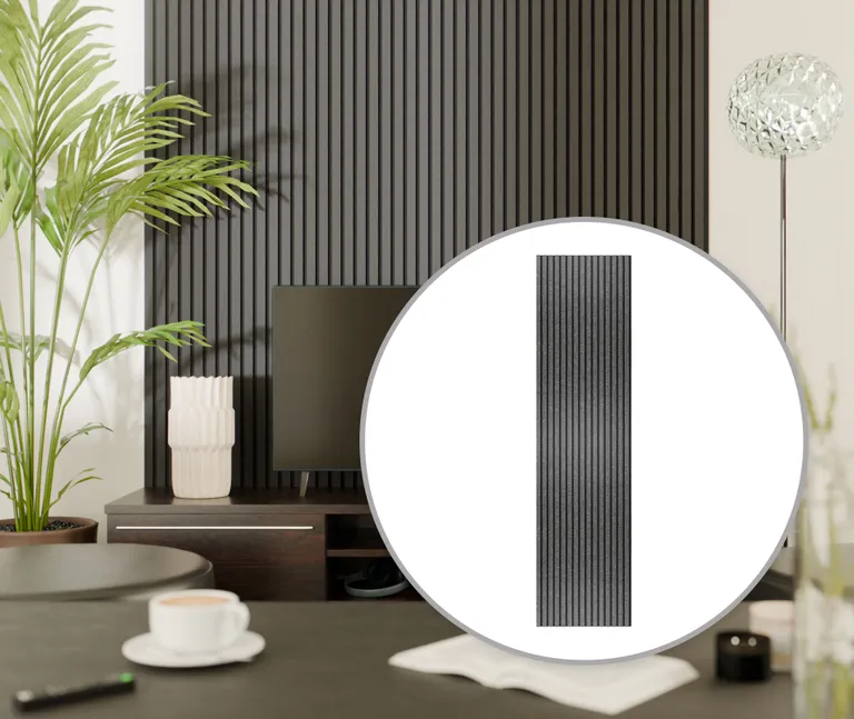 HORI Akustikpaneel Filz zweifarbig dunkel Grau / Schwarz 0