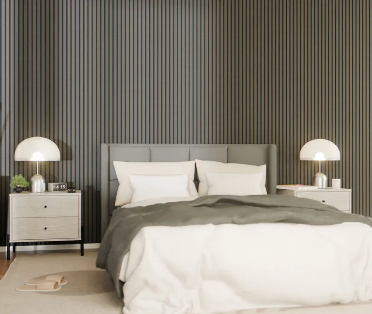 HORI Akustikpaneel Filz zweifarbig dunkel Grau / Schwarz 6