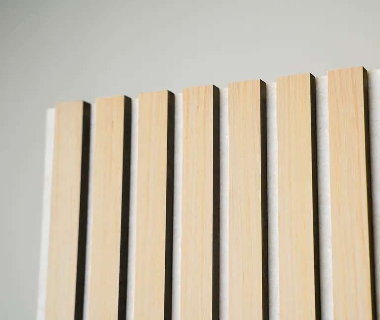 HORI Dekor Akustikpaneel White Oak auf Filz Beige 1