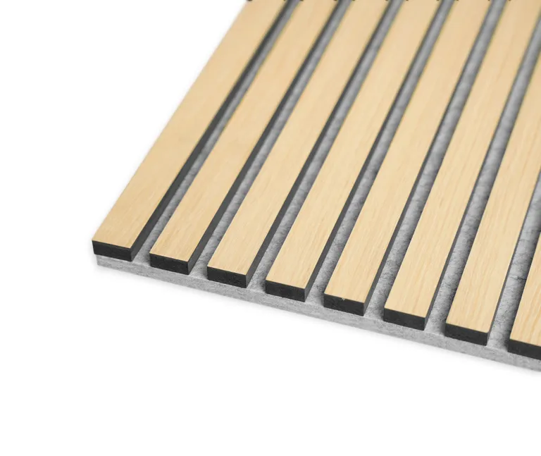 HORI Dekor Akustikpaneel White Oak auf Filz Grau 2