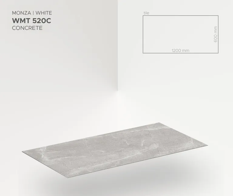 MODEE Wandverkleidung 1200 x 600 x 4 mm Fliese Stone Essence Monza White mit Naturstruktur 2