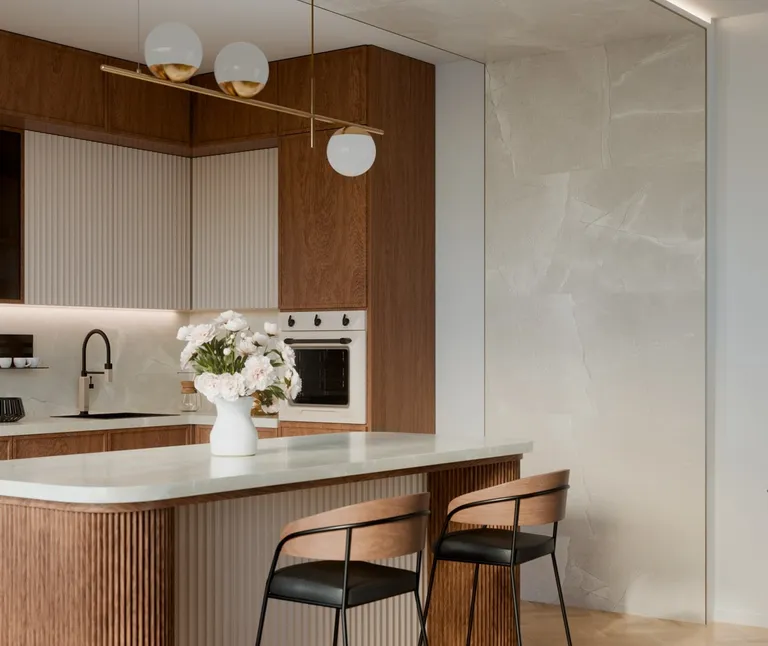 MODEE Wandverkleidung 1200 x 600 x 4 mm Fliese Stone Essence Monza White mit Naturstruktur 6