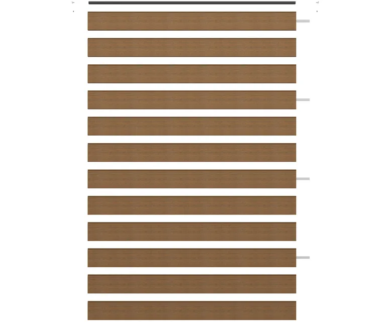 NewTechWood WPC Sichtschutzzaun Stecksystem Portland 1