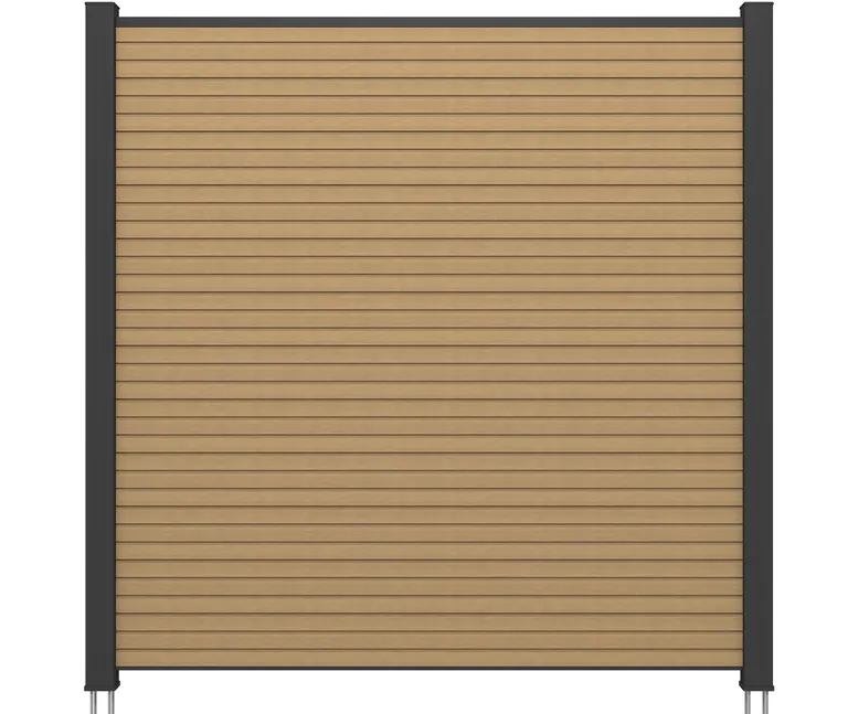 NewTechWood WPC Sichtschutzzaun Stecksystem Modena Rhombus 4