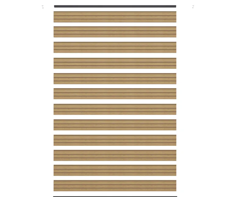 NewTechWood WPC Sichtschutzzaun Stecksystem Modena Rhombus 5