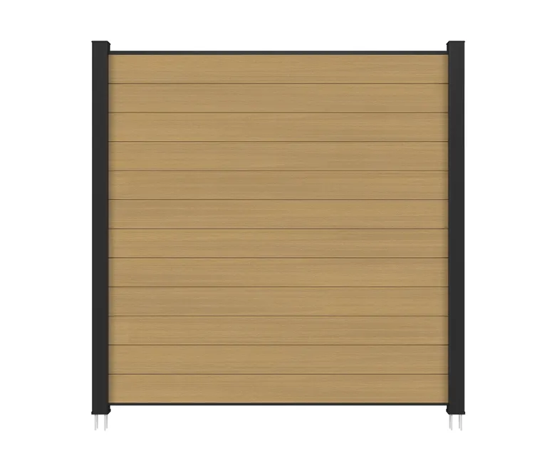 NewTechWood WPC Sichtschutzzaun Stecksystem Portland 2
