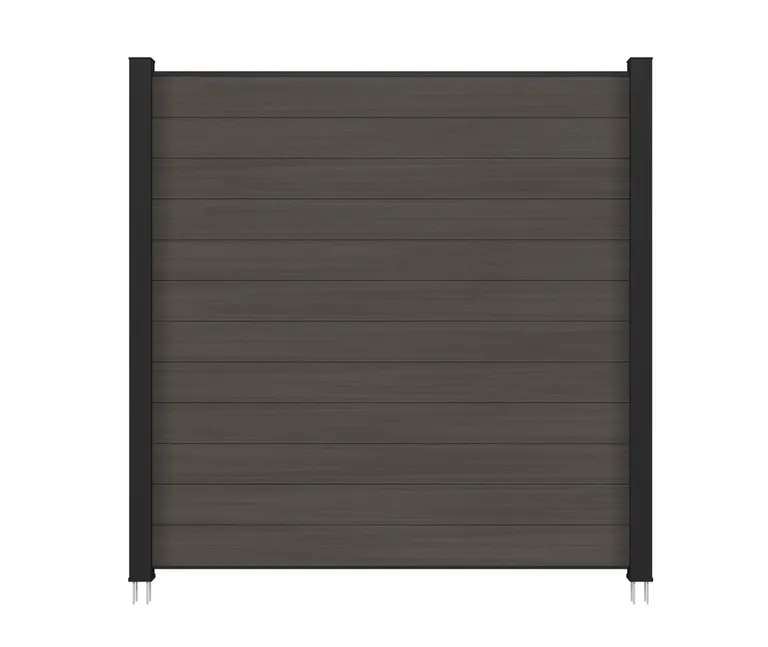 NewTechWood WPC Sichtschutzzaun Stecksystem Portland 1