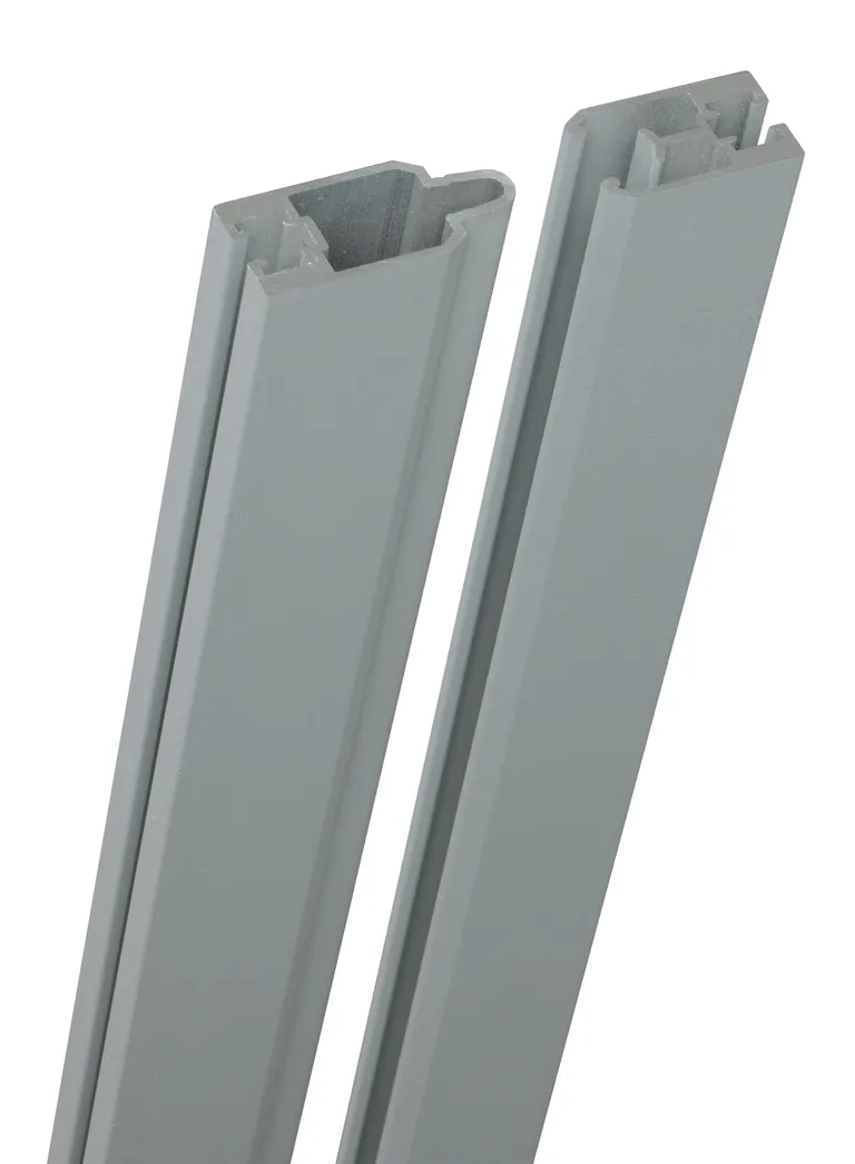 GroJa Stecksystem Adapterleiste silbergrau 0