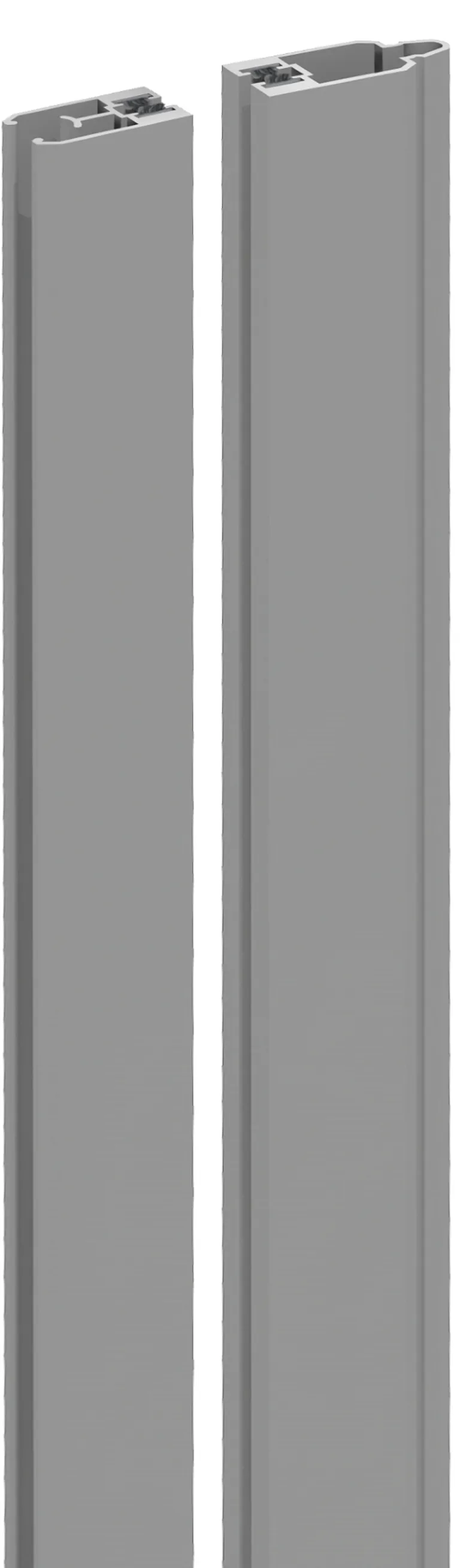 GroJa Stecksystem Adapterleiste silbergrau 1