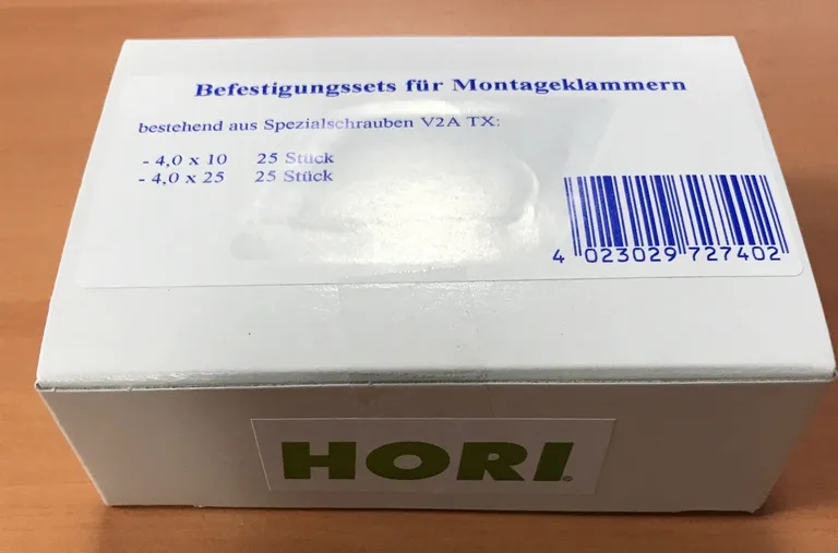 HORI Befestigungsschrauben für Kovalex Montageklammer 2