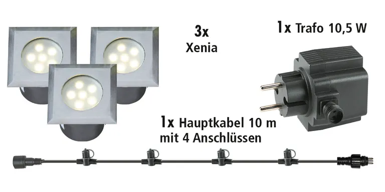 HORI Terrassenstrahler Xenia-Set 1