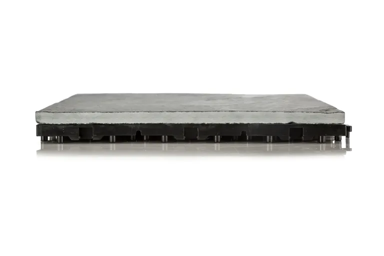 HORI Klickfliesen Steinfliese Schiefer schwarz Optik 5