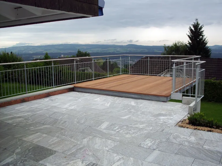 HORI Terrassendielen Komplettset Bangkirai Kombi-Profil 35 x 145 mm 7