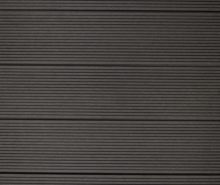 HORI Terrassendielen Komplettset WPC Bali Hohlkammer anthrazit einseitig geriffelt 20 x 120 mm 5