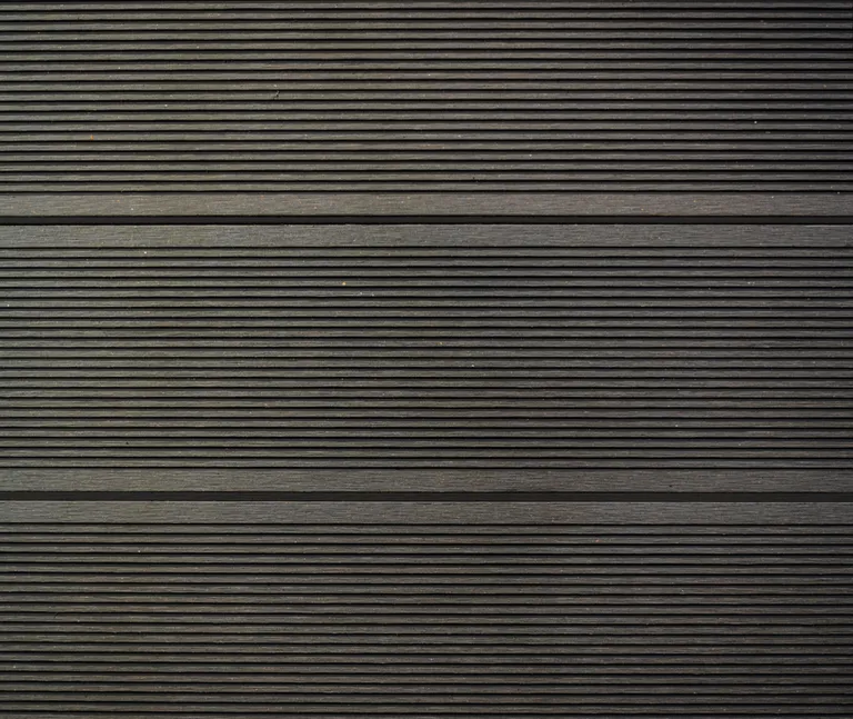 HORI Terrassendielen WPC Basic Hohlkammer anthrazit einseitig geriffelt 20 x 120 mm 1