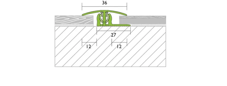 Proline Uebergangsprofil PROVARIOclip Universal 1
