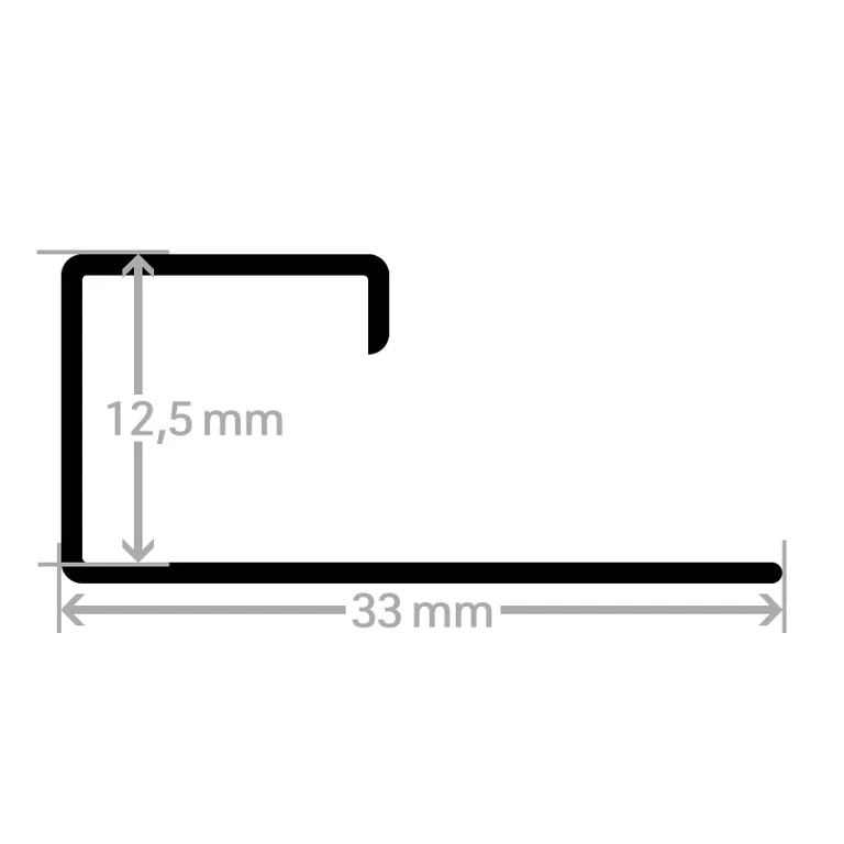 HORI Fliesenprofil Quadrat 3