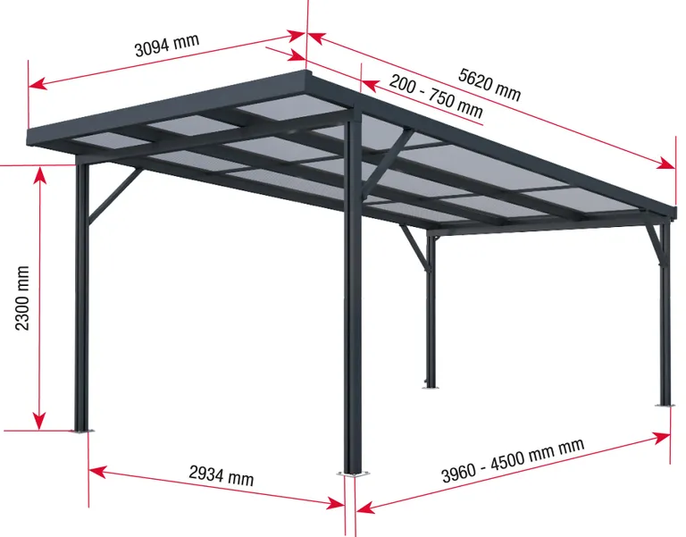 Gutta Carport Premium 4