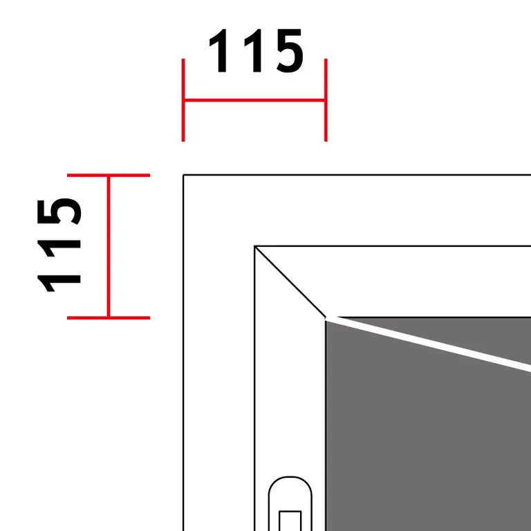 HORI Kunststofffenster Dreh/Kipp 800 x 600 mm 4