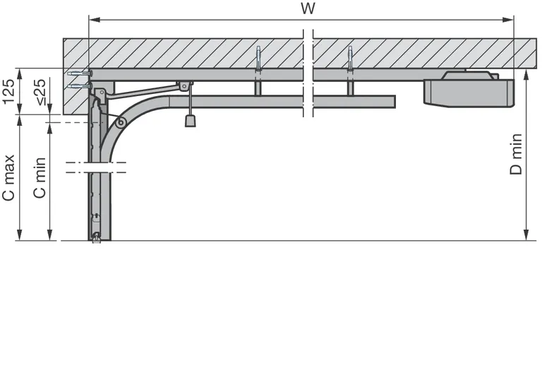 HORI Garagentor Sektionaltor Isomatic 42/20 M-Sicke Woodgrain 14