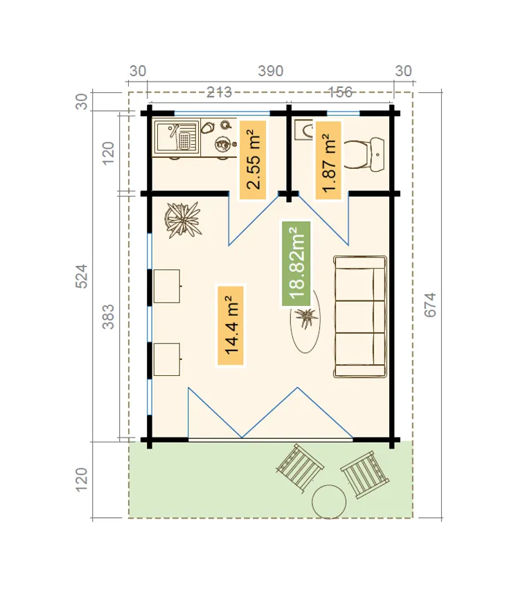 Lasita Maja Ferienhaus Exeter Platinum 3