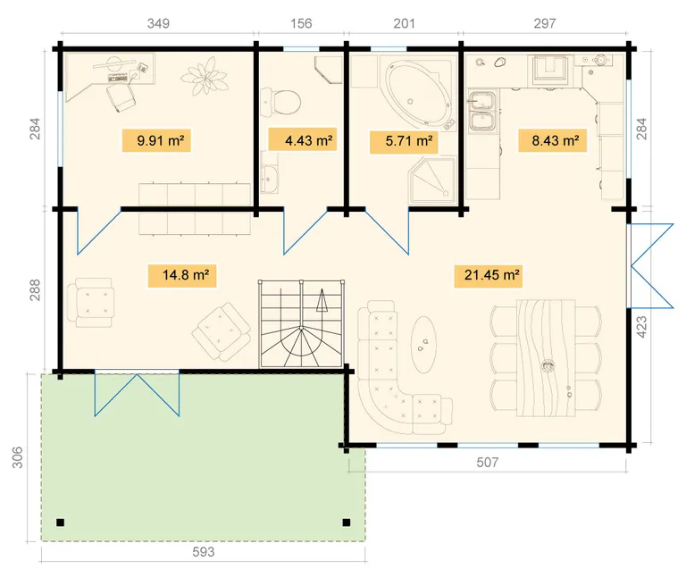 Lasita Maja Ferienhaus Mekong XL 4