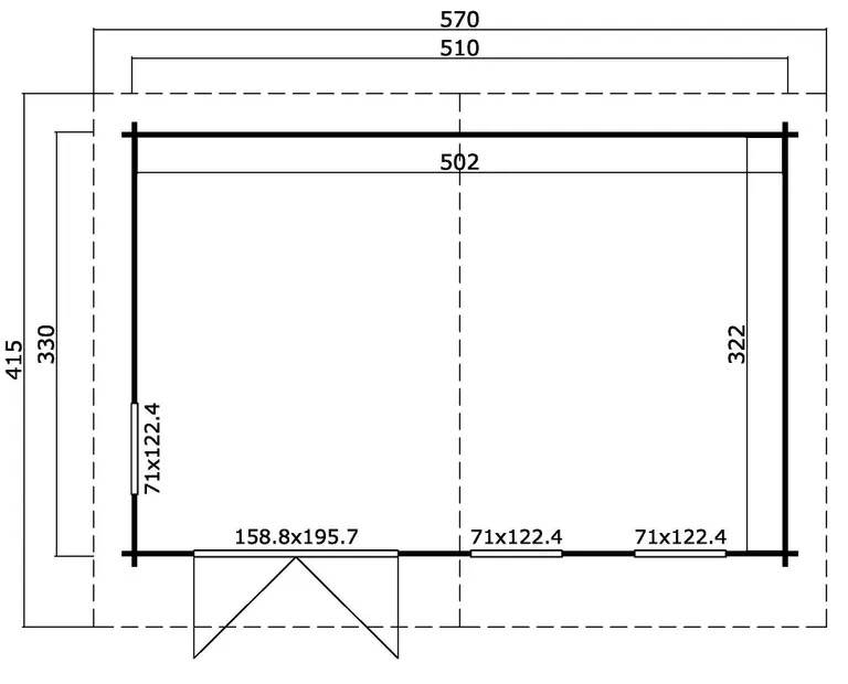 Lasita Maja Gartenhaus Baruda 53 2