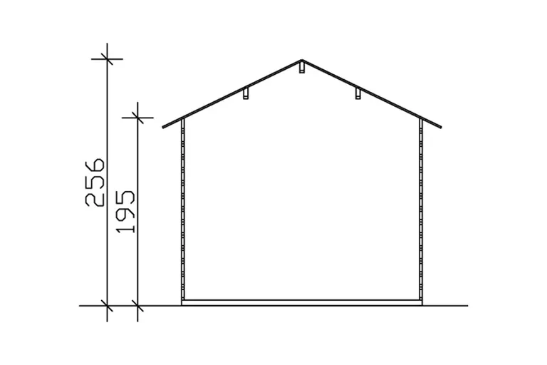 SKAN HOLZ Gartenhaus Porto 4