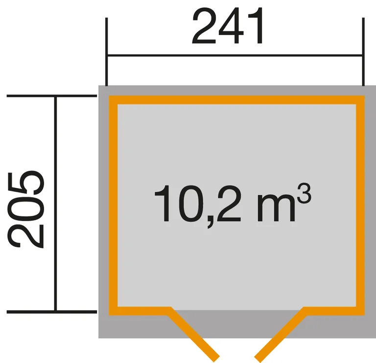 weka Gartenhaus 218 2