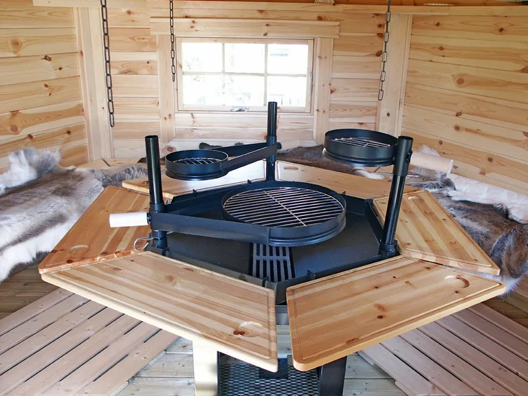 Wolff Finnhaus Grillkota 9 de luxe B mit Saunaanbau 14