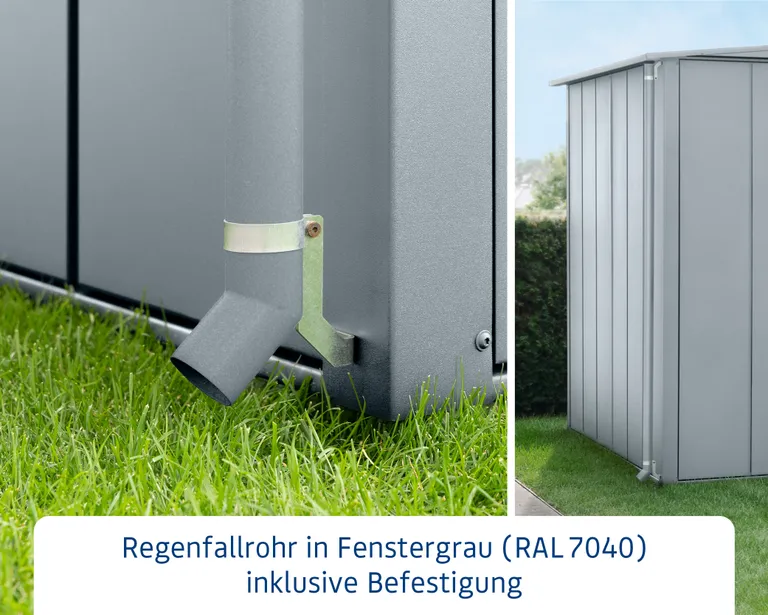 EcoStar Zubehör Set Regenfallrohr 1