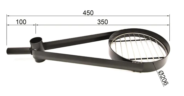 Wolff Finnhaus Grillkota Basic Grillhalter lang 1